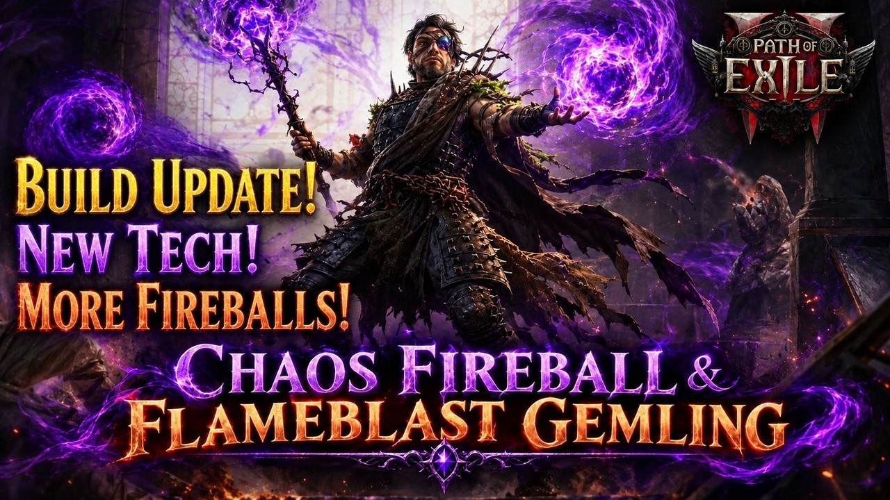 [POE2 0.5] MORE Fireballs? Free Ember Fusillade? Gemling Fireball Build Update