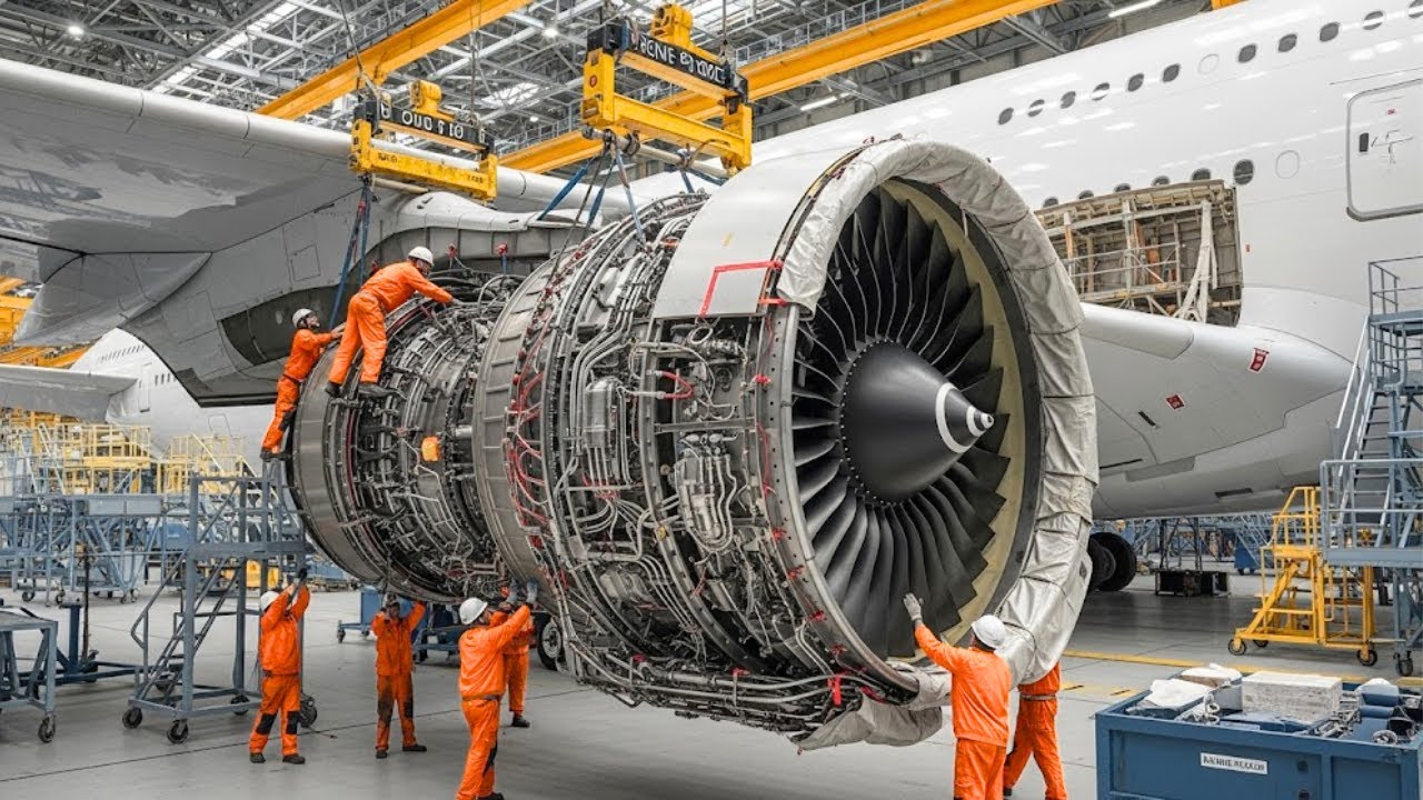 How The ENGINE Of A World’s FASTEST Passenger Jet Is Made