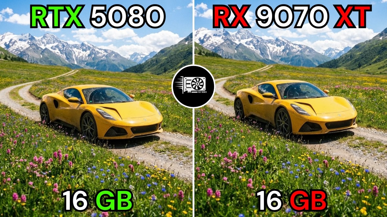 RX 9070 XT VS RTX 5080+ Ryzen 7 9800X3D | 20 Games Tested in 1080P, 1440P & 4K!
