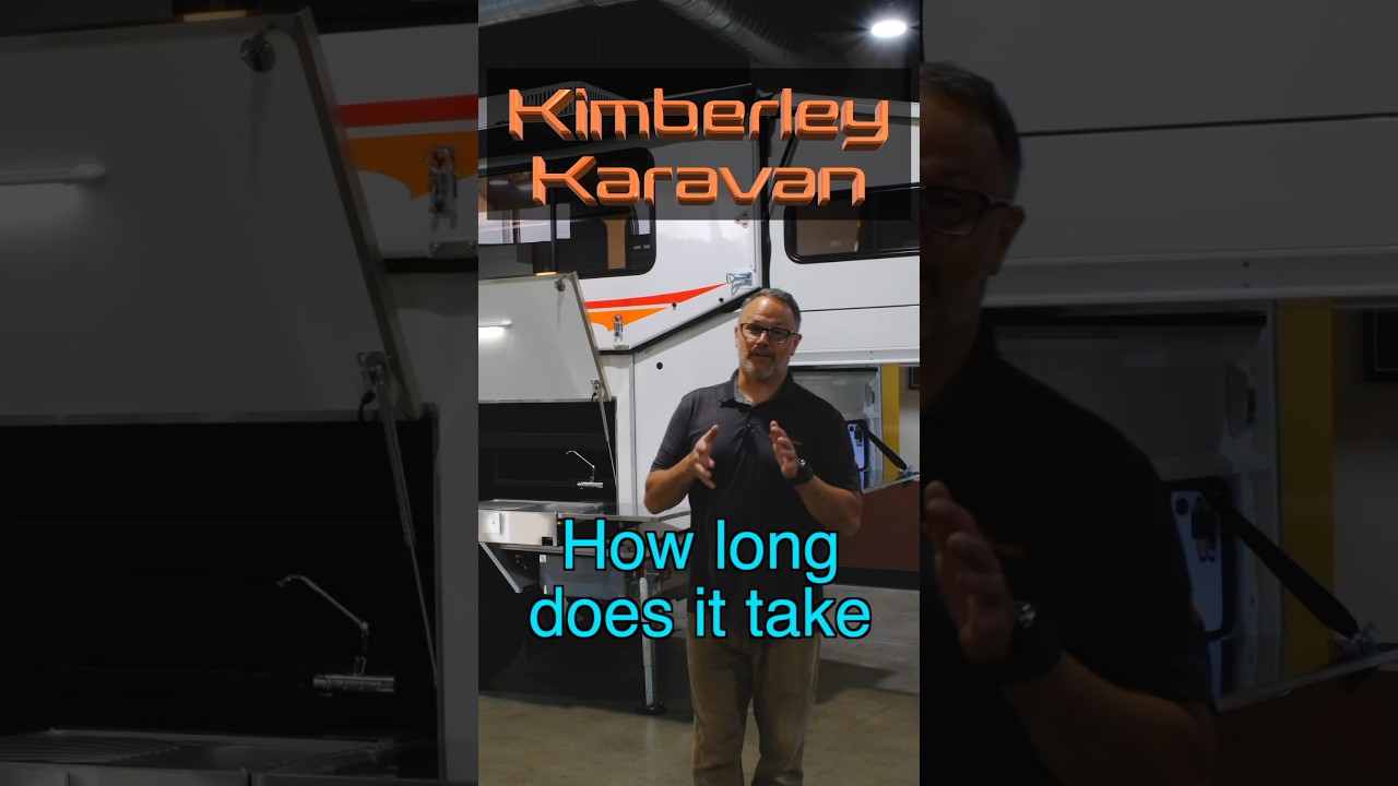 Kimberley Karavan: How Long Does it Take to Fold Down? #overlanding #offroadcamper #teardroptrailer