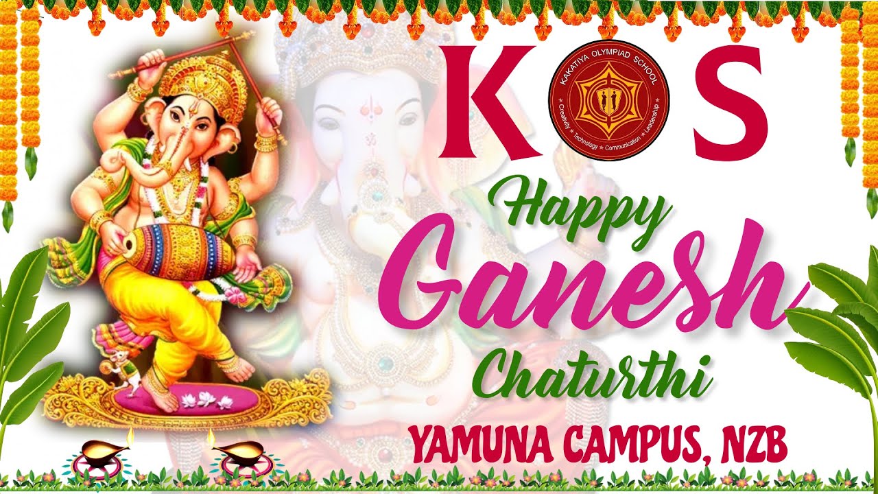 GANESH CHATURTHI CELEBRATIONS || YAMUNA CAMPUS || KAKATIYA OLYMPIAD SCHOOL || NIZAMABAD