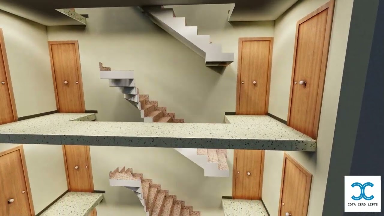 CONSTRUCCIÓN DE ASCENSOR Y REPLANTEO DEL TRAMO DE ESCALERAS
