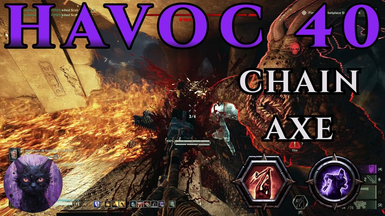 Hive Scum - Chain Axe Mk XII & Bolt Pistol | Havoc 40 | Chasm Station | Darktide