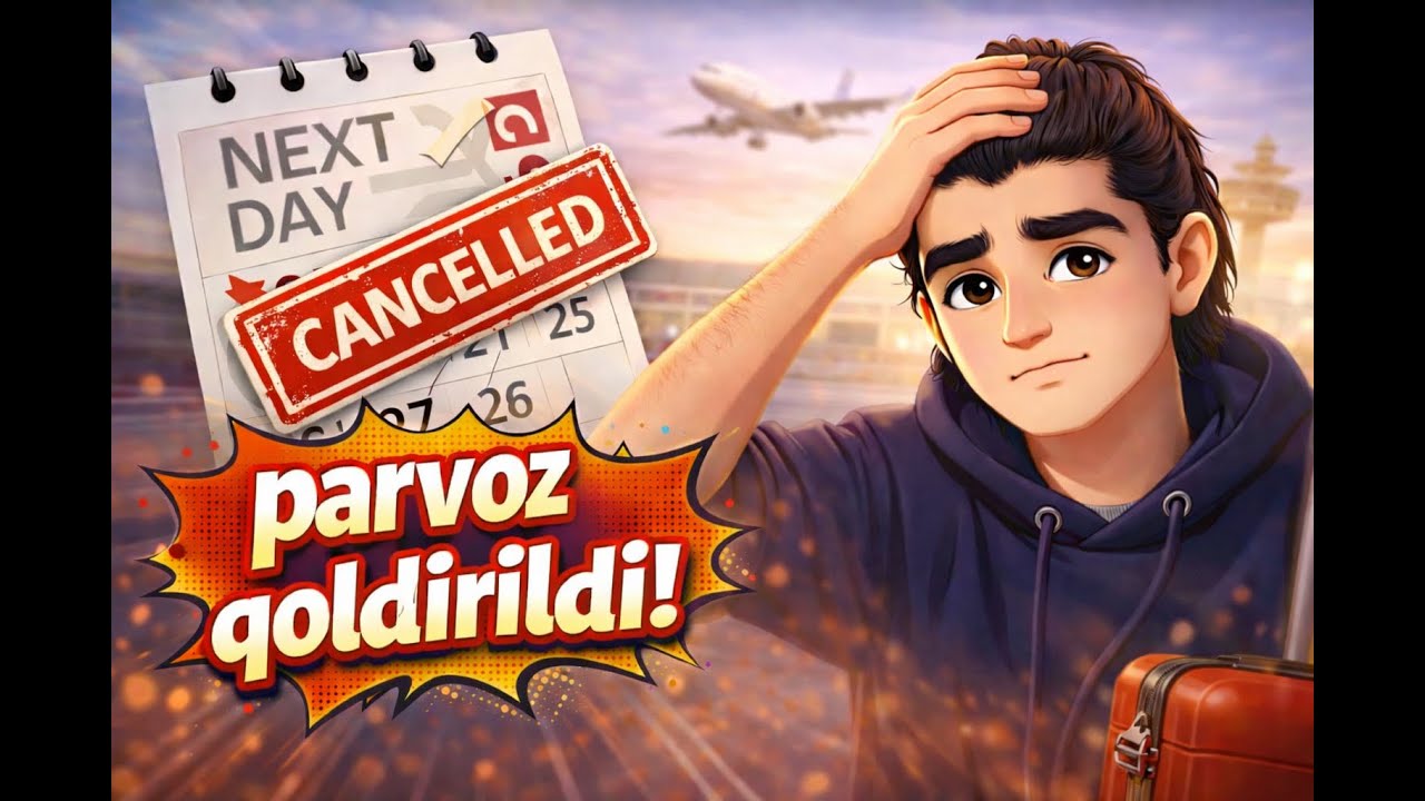 ✈️ Parvoz qoldirildi! | Sayohatimiz ko'ngilsizlik bilan boshlandi | Kanada 🍁