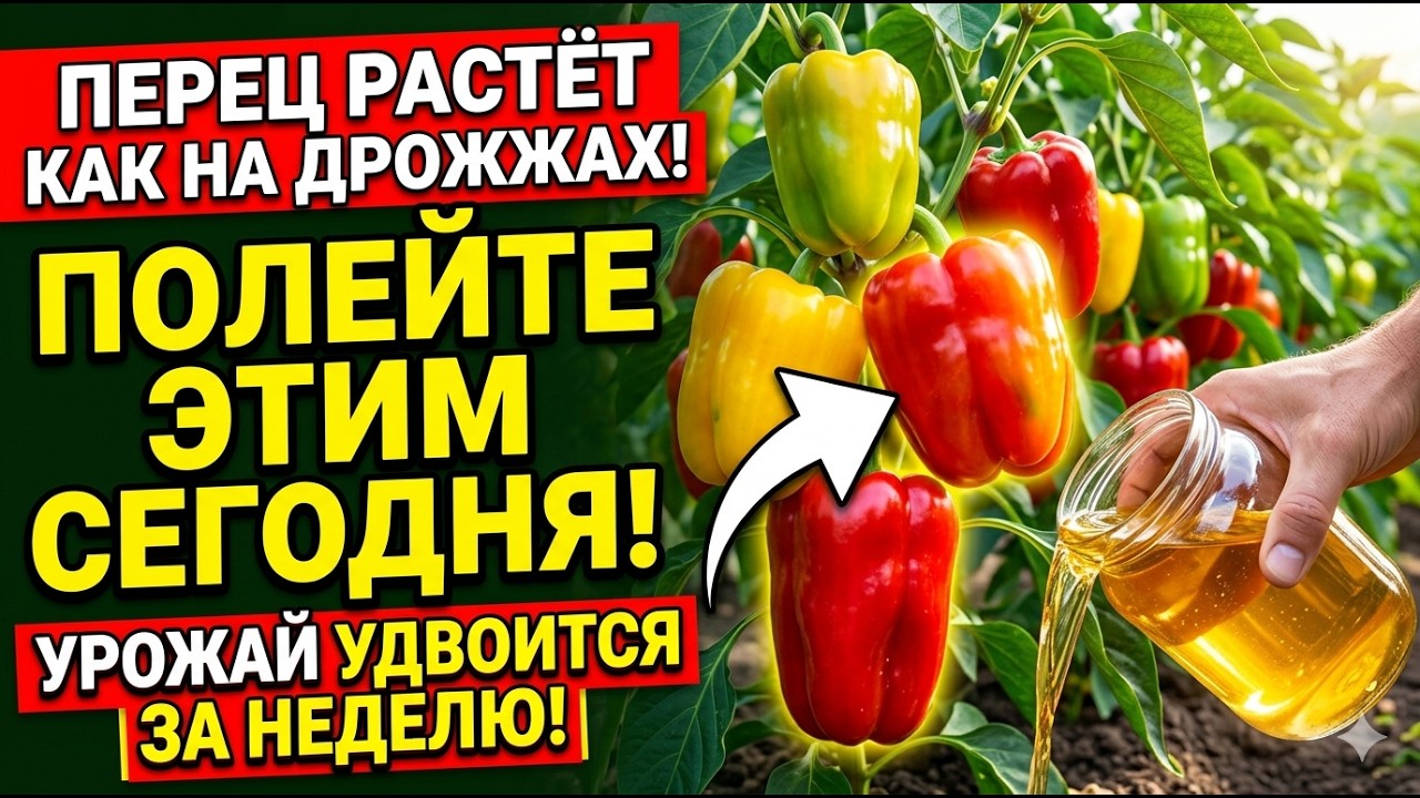 Give Your Peppers THIS Right Now! The Fruit Will Bulk Up Before Your Eyes, While Blossom End Rot ...
