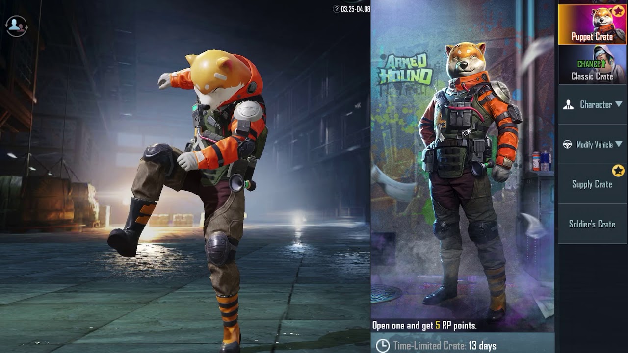 Armed hound PUBG