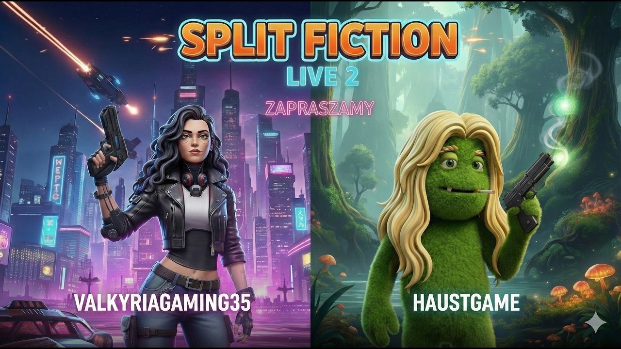 Split Fiction - Live 2 - Zagramy w Co-op z Valkyrią - Zapraszamy Będzie Się Działo W Piątek 13 - 2K