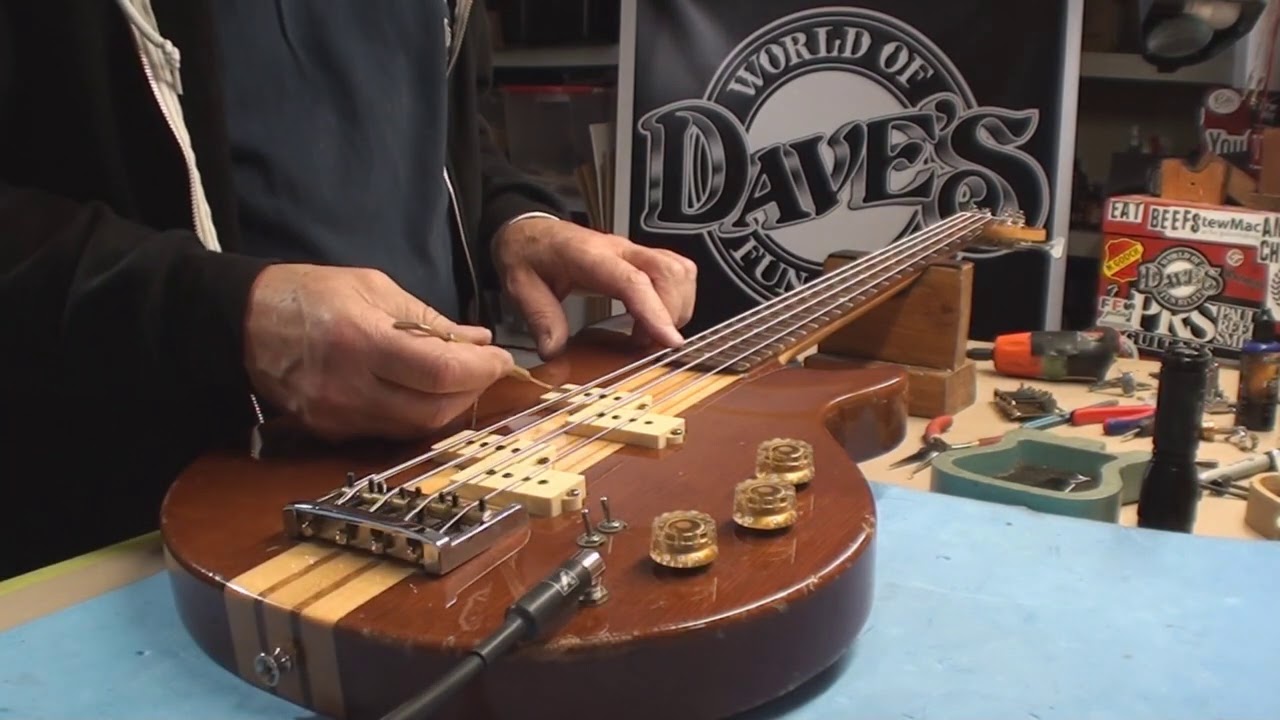 Goya Bass Guitar Gets Hipshot Tuners