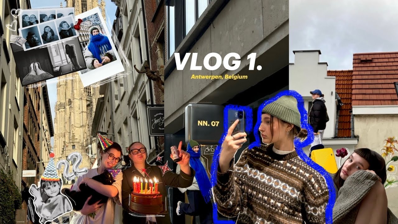 VLOG 1. RANDOM FROM ANTWERPEN. день народження, покупочки, прогулянки та ми! 