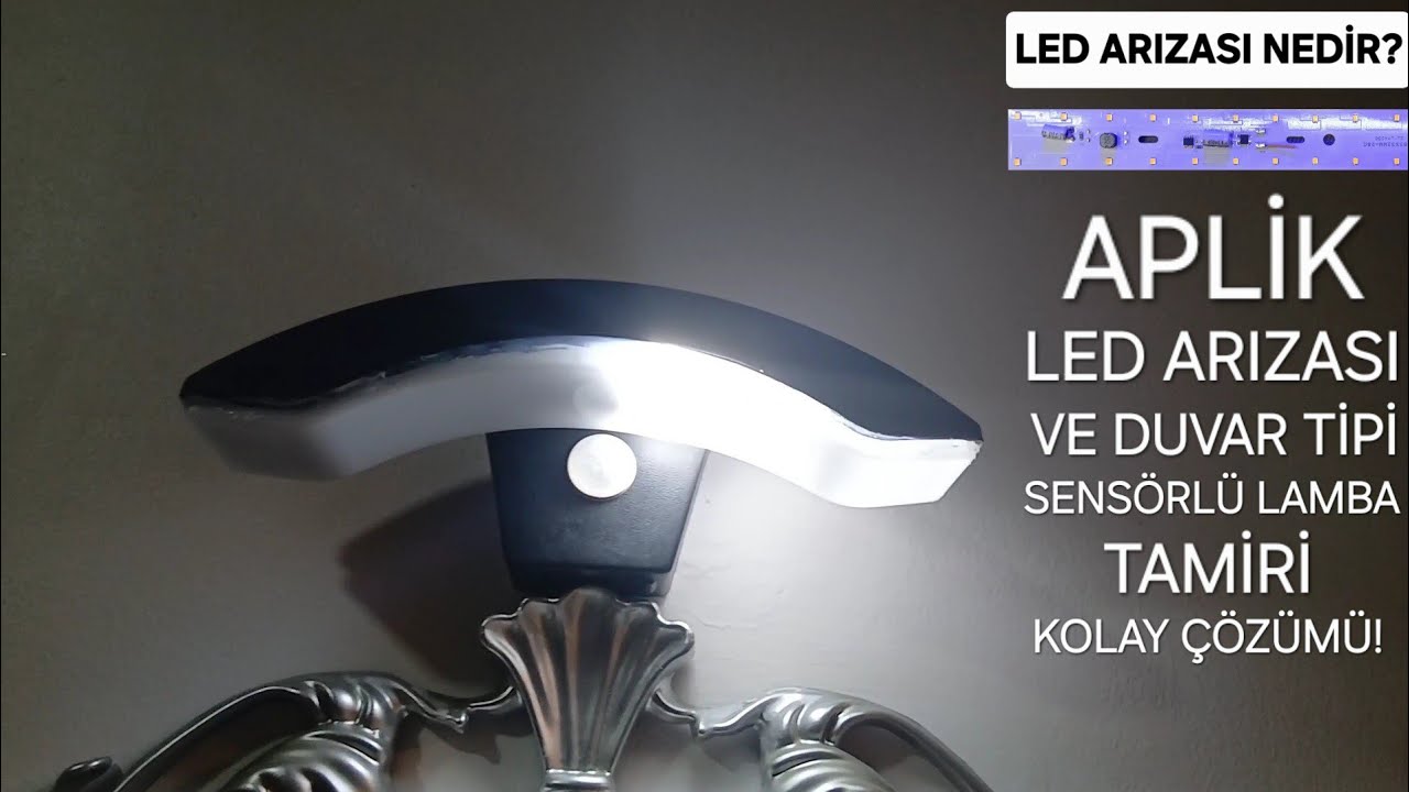 Aplik Lamba Led Panel Kart Arızası Nedir?