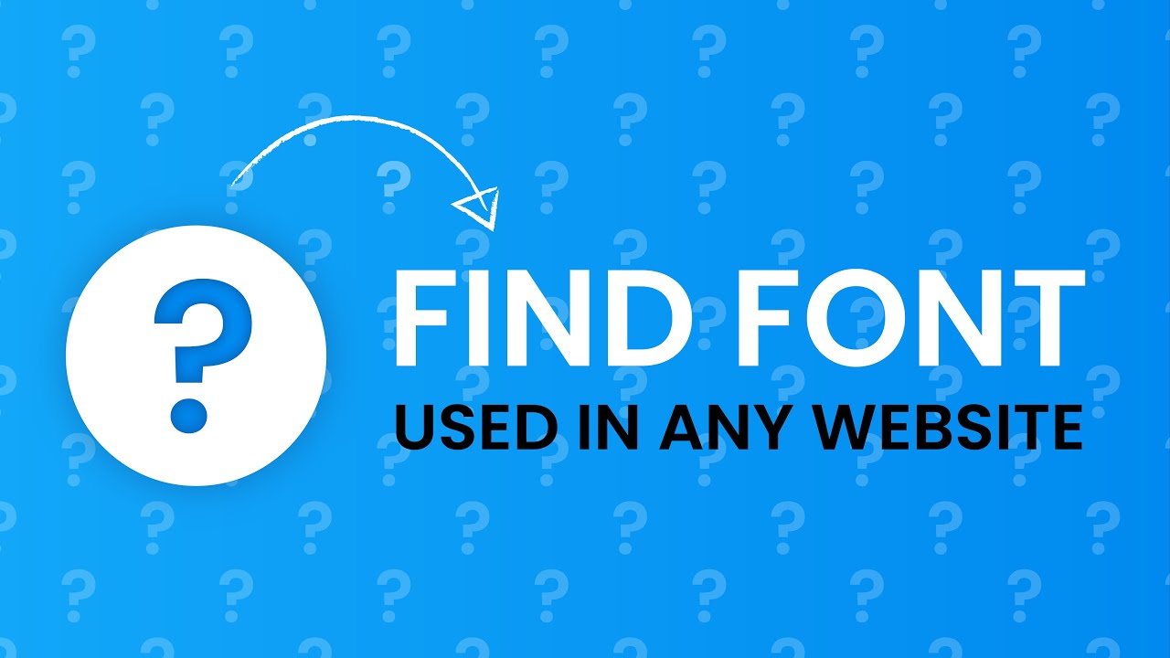 How To Find What Font A Website Uses
