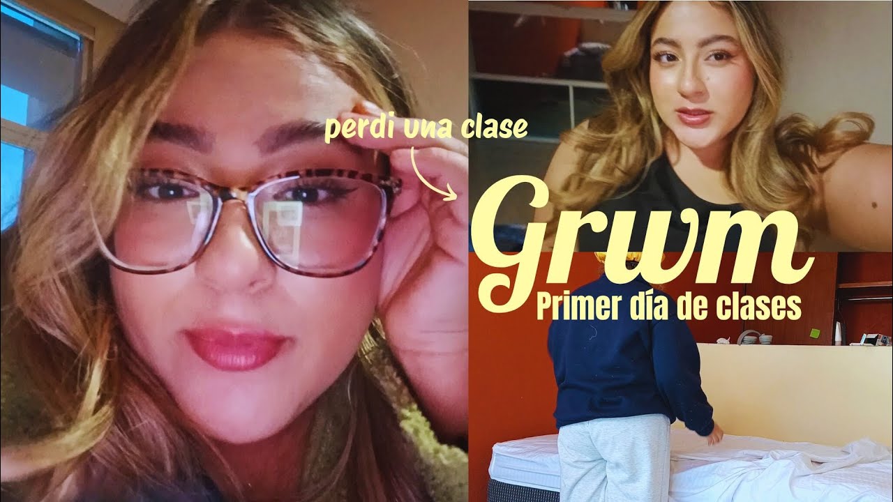 GRWM 🎀 PARA MI PRIMER DIA DE CLASES COMO ESTUDIANTE DE INTERCAMBIO 🌎 (VLOG) 