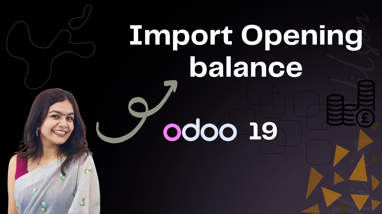 Как импортировать начальные остатки в Odoo 19 | Миграция пробного баланса с учетом главной книги,...