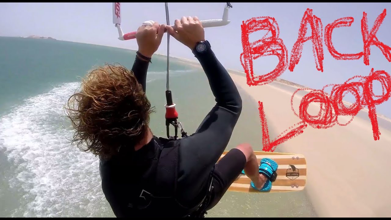 Cours de kitesurf / le backloop / One Launch Kiteboarding