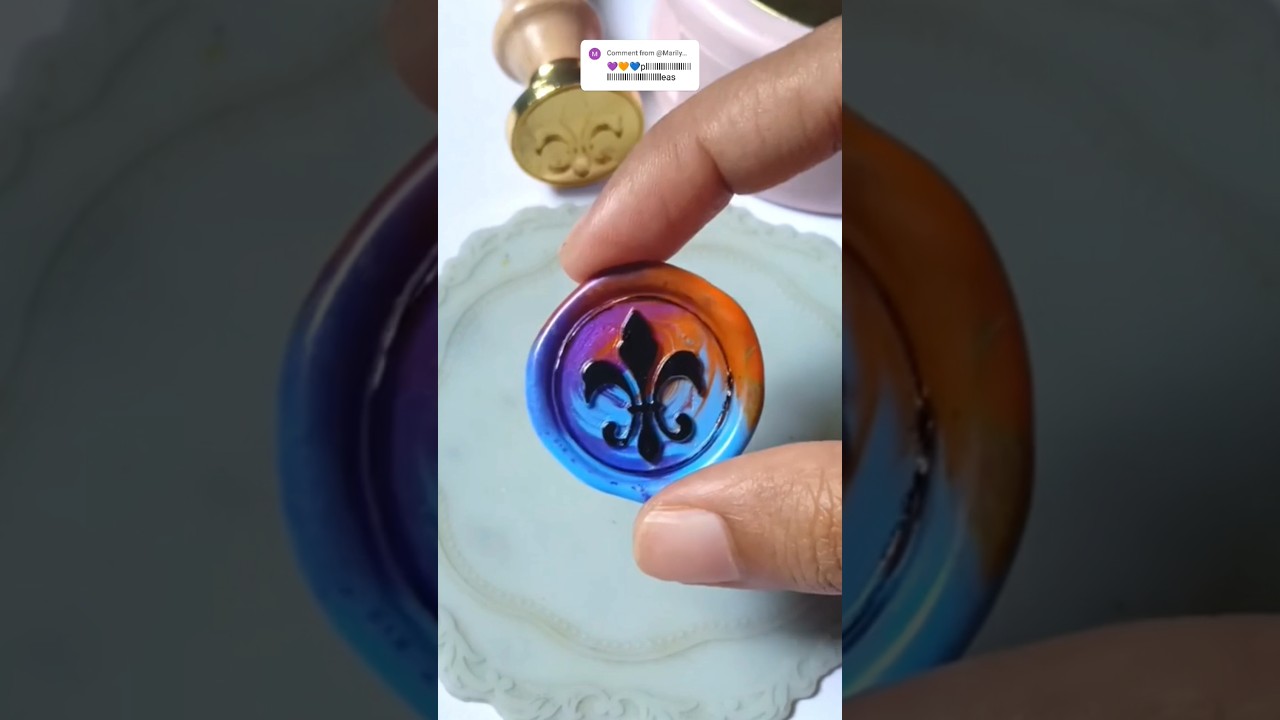 Colorful Waxseal Stamp / Marble Waxseal Stamp / Sealing Wax Stamp / Waxsealing ✨