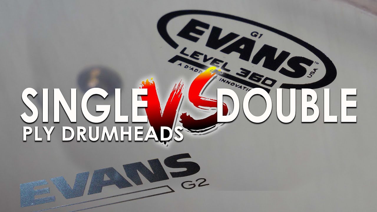 Evans G1 Vs. G2 | Twin or Single Ply Tom Batter Heads? | Drum Dog