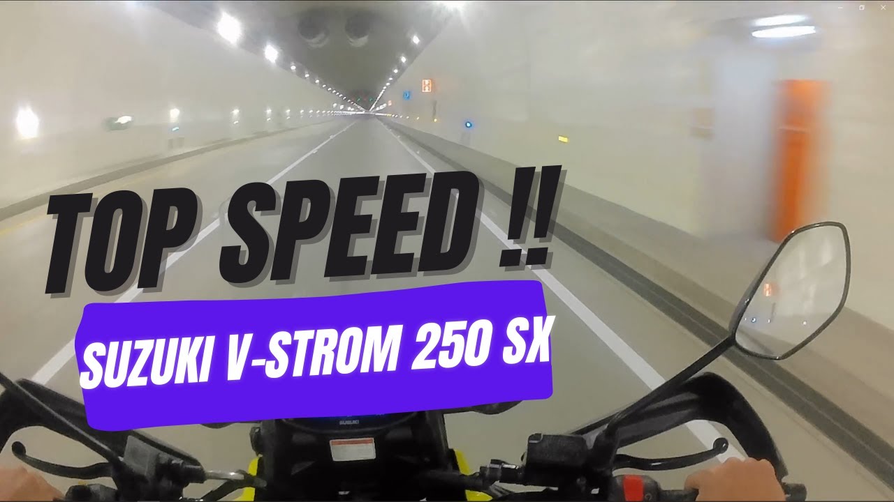 Suzuki Vstrom 250 SX velocidad top!!