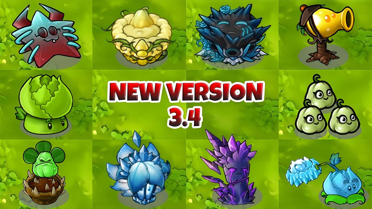 PVZ Fusion 3.4 New Version Update!! All NEW Plants Fusion Showcase