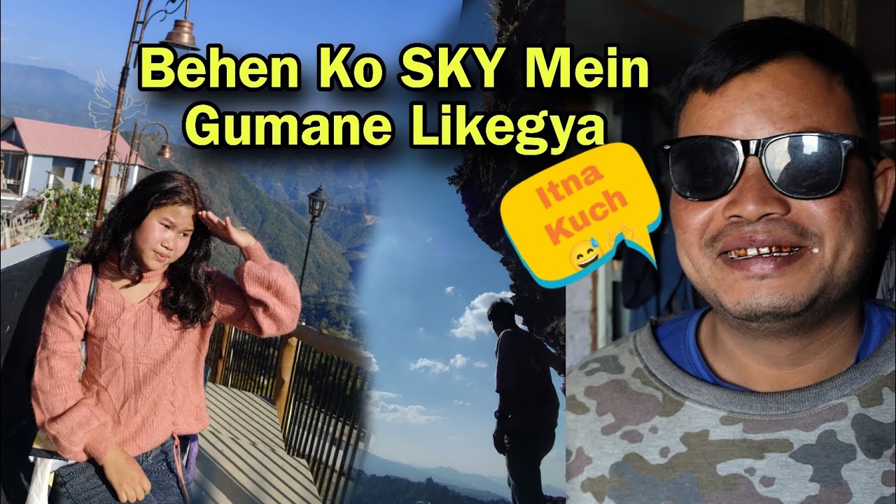 Sunday Vlog | Behen Ko Gumne Aaya SKY View poin Mein | In Mizoram Aizawl City 😍|@JyotiTravelVlogs2.0