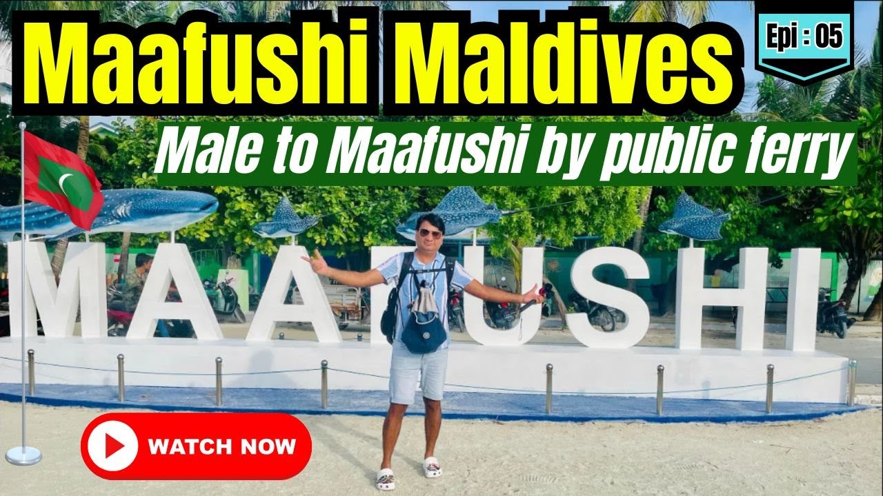 Maafushi island Maldives | Most famous island of Maldives | Male to Maafushi by public ferry