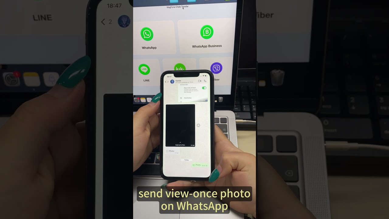 Как отправить исчезающие/просмотренные фотографии в WhatsApp