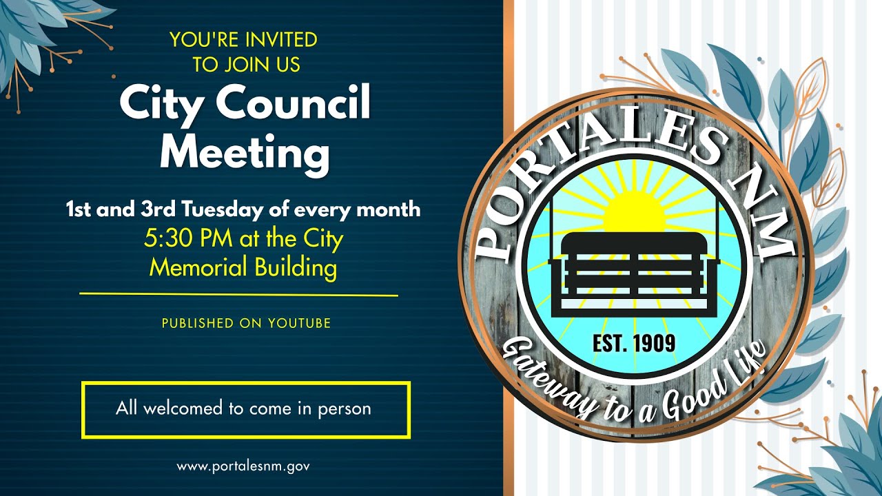 City of Portales Council Meeting 5/20/2025