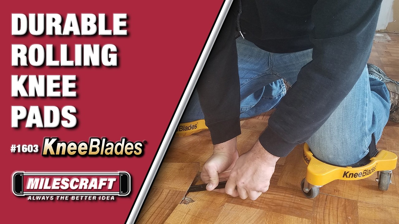 Milescraft 1603 KneeBlades - Rolling Knee Pads with Wheels