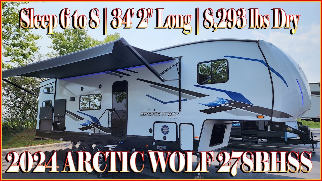 The NEW 2024 ARCTIC WOLF 278BHS Fifth Wheel BY Forestriver RVs at Couchs RV Nation - RV Review Tour