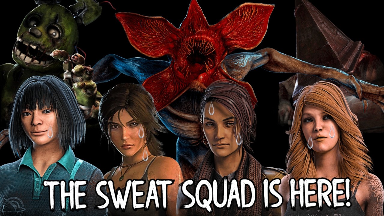 34 Minutes Of Us Becoming A Sweaty Squad! - DBD Funny Moments!