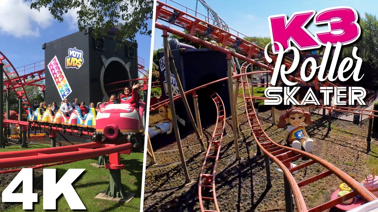 K3 Roller Skater [On-Ride 4K POV] - Plopsaland