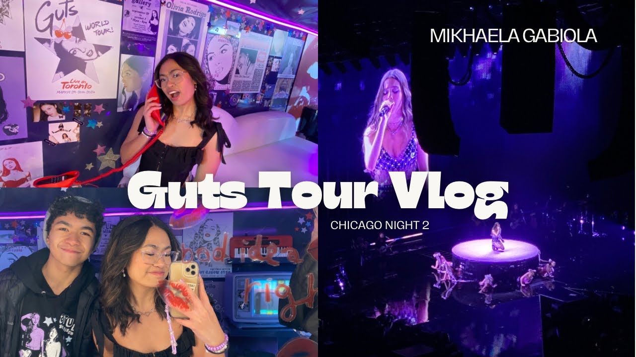GUTS WORLD TOUR vlog!! seeing olivia rodrigo in concert (chicago n2)