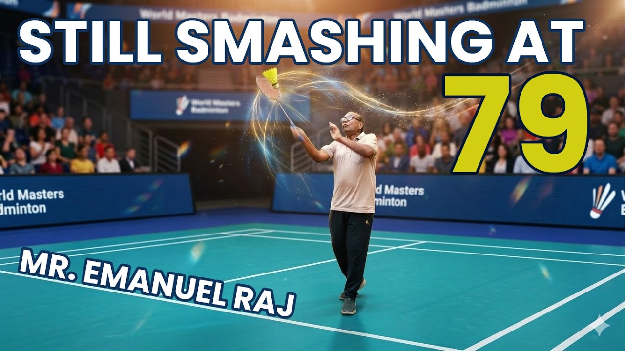 79 & Still Smashing Badminton – The Inspiring Journey of Mr. Emanuel Raj