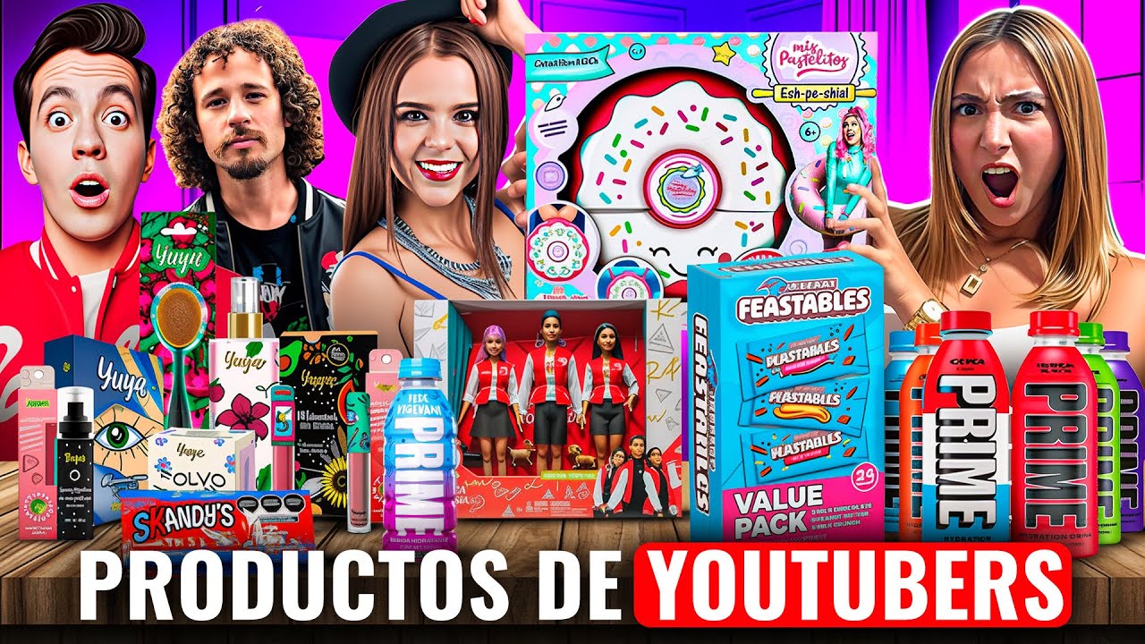 PROBANDO PRODUCTOS DE INFLUENCERS 😱🍔 | Hermanas JM 