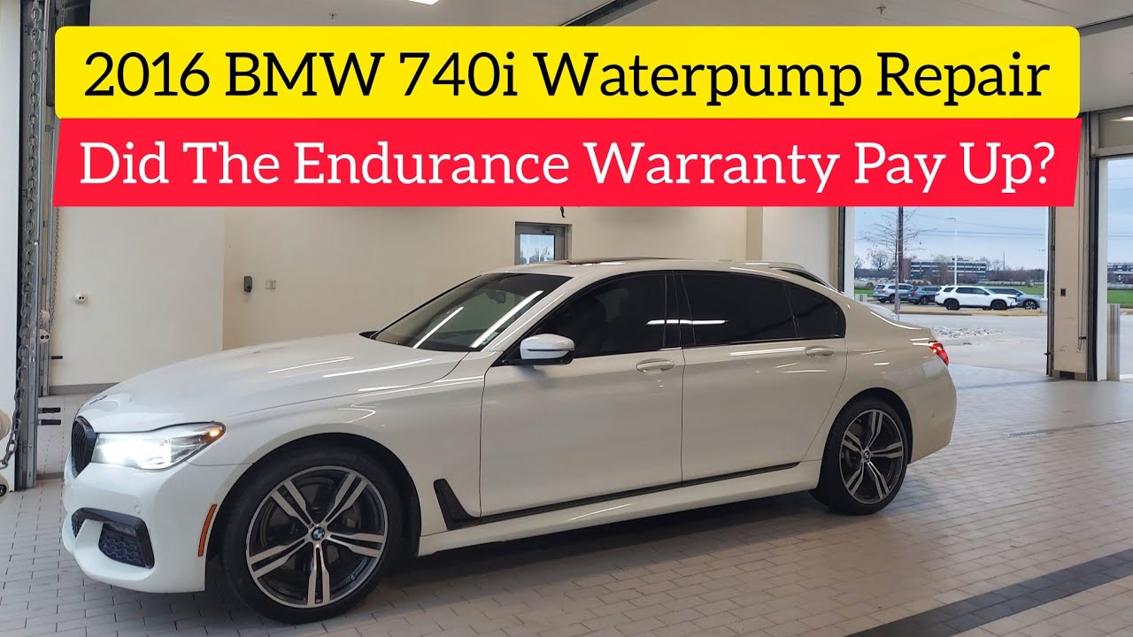 Выход из строя водяного насоса на BMW 74Oi 2016 года выпуска. Как компания Endurance Warranty уре...