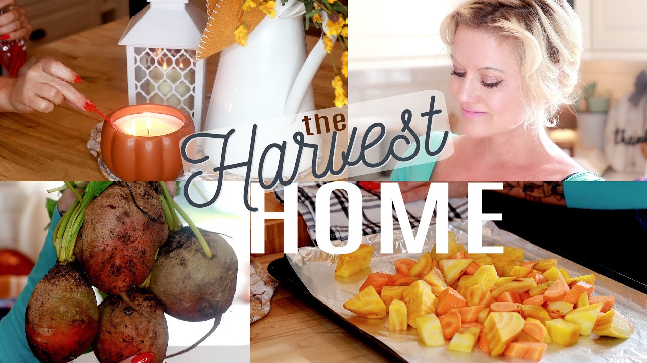 A Harvest Afternoon🍂Cooking from the Garden and Ready-ing for Fall!
