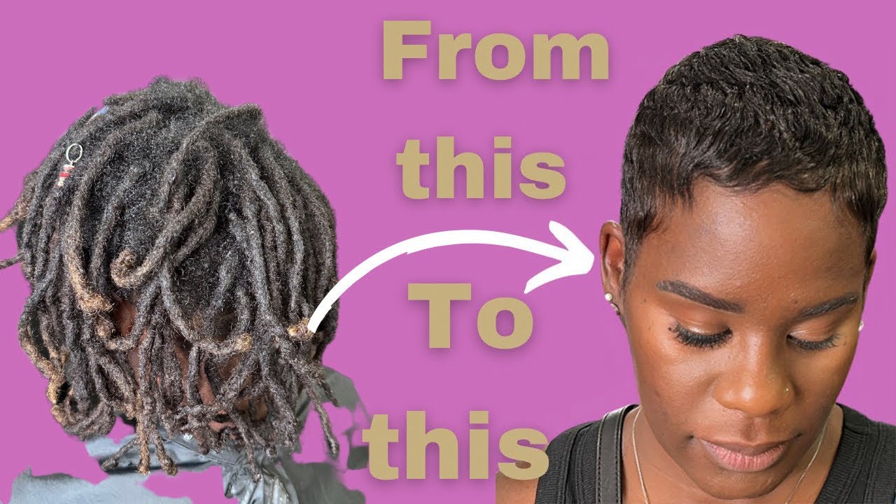 Omg! She traded in her locs for a pixie cut