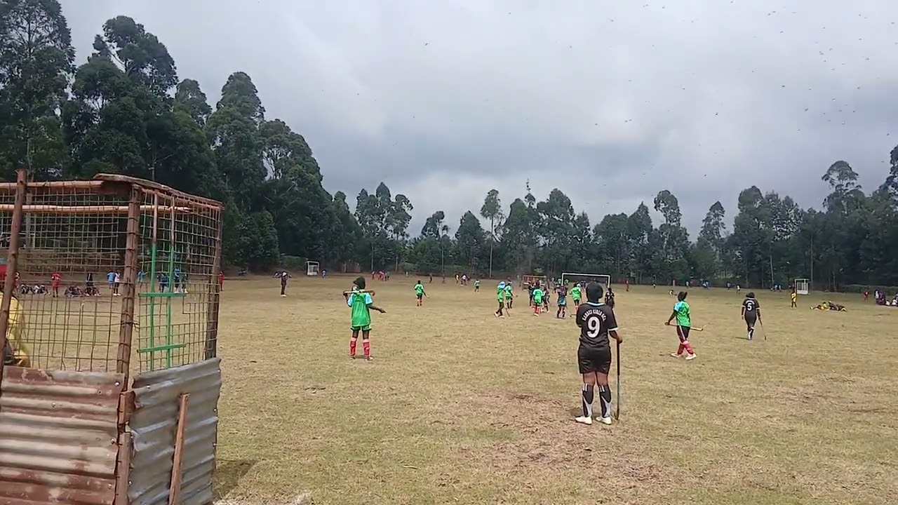 KISSSA GAMES GITHUNGURI SUBCOUNTY Hockey  girls  Kambui girls (black) vs Gathungu secondary 