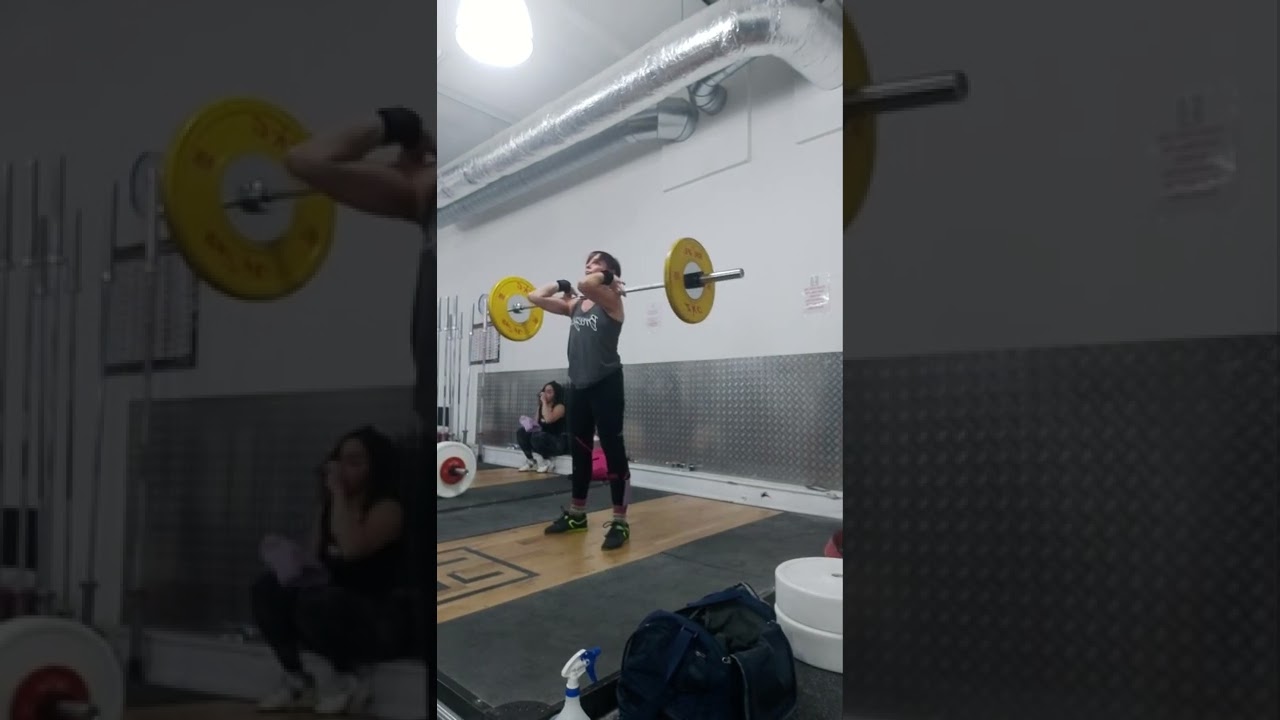 Clean & F squat 2 rpe 7.5 45 3/3