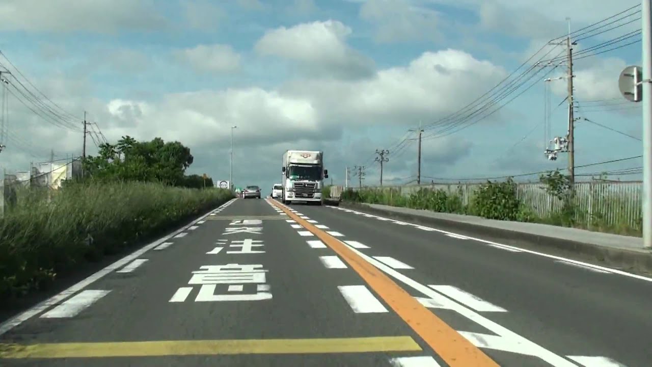 【近江ドライブ】　外町交差点→千鳥橋北詰交差点