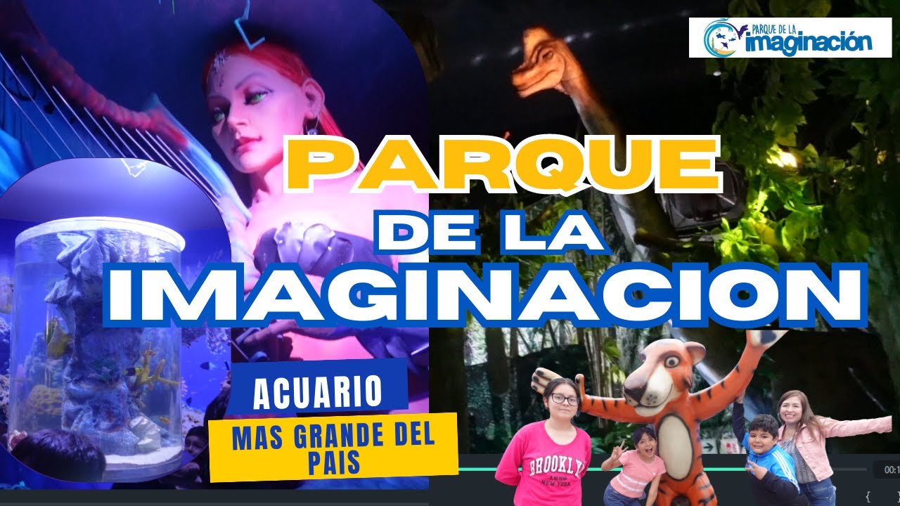 PARQUE DE LA IMAGINACION San Miguel, ACUARIO MAS GRANDE DE LIMA, Dinosaurios, Safari | RAFILU 2023