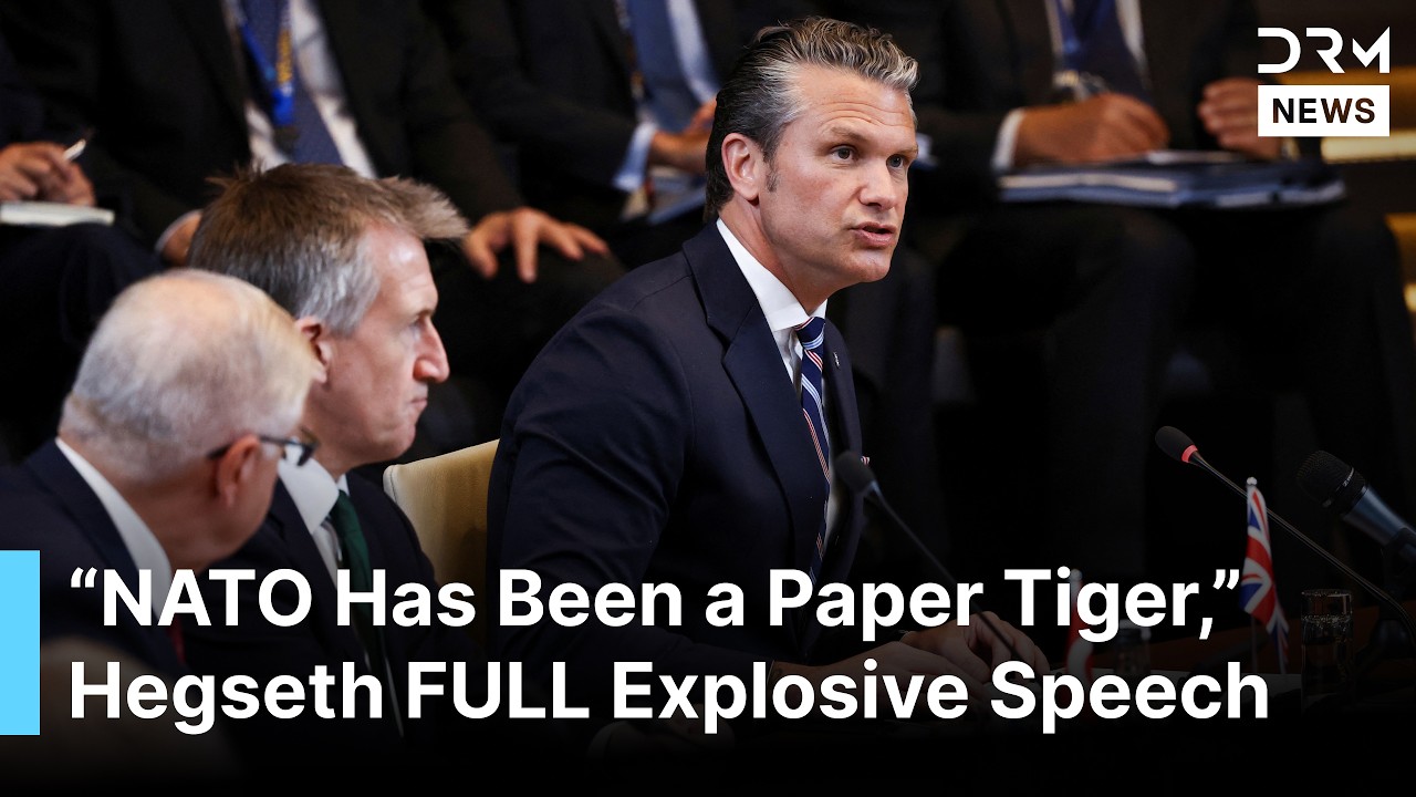 FULL REMARKS: Hegseth Criticizes NATO Partners, Announces Major U.S. Military Review in Europe |AC1B
