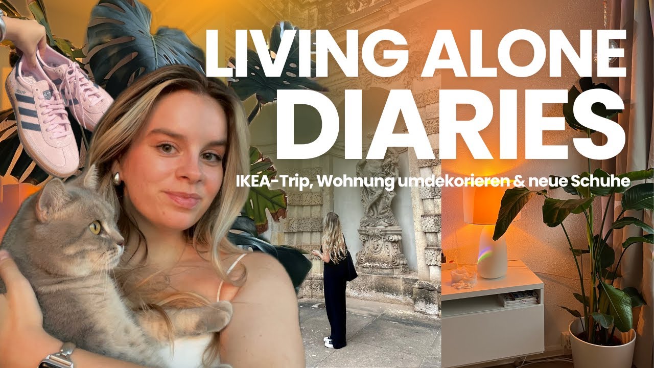 living alone diaries 🪴🪑 | me-time, Ikea-Trip & kleines Wohnungs-Makeover | ellismemories