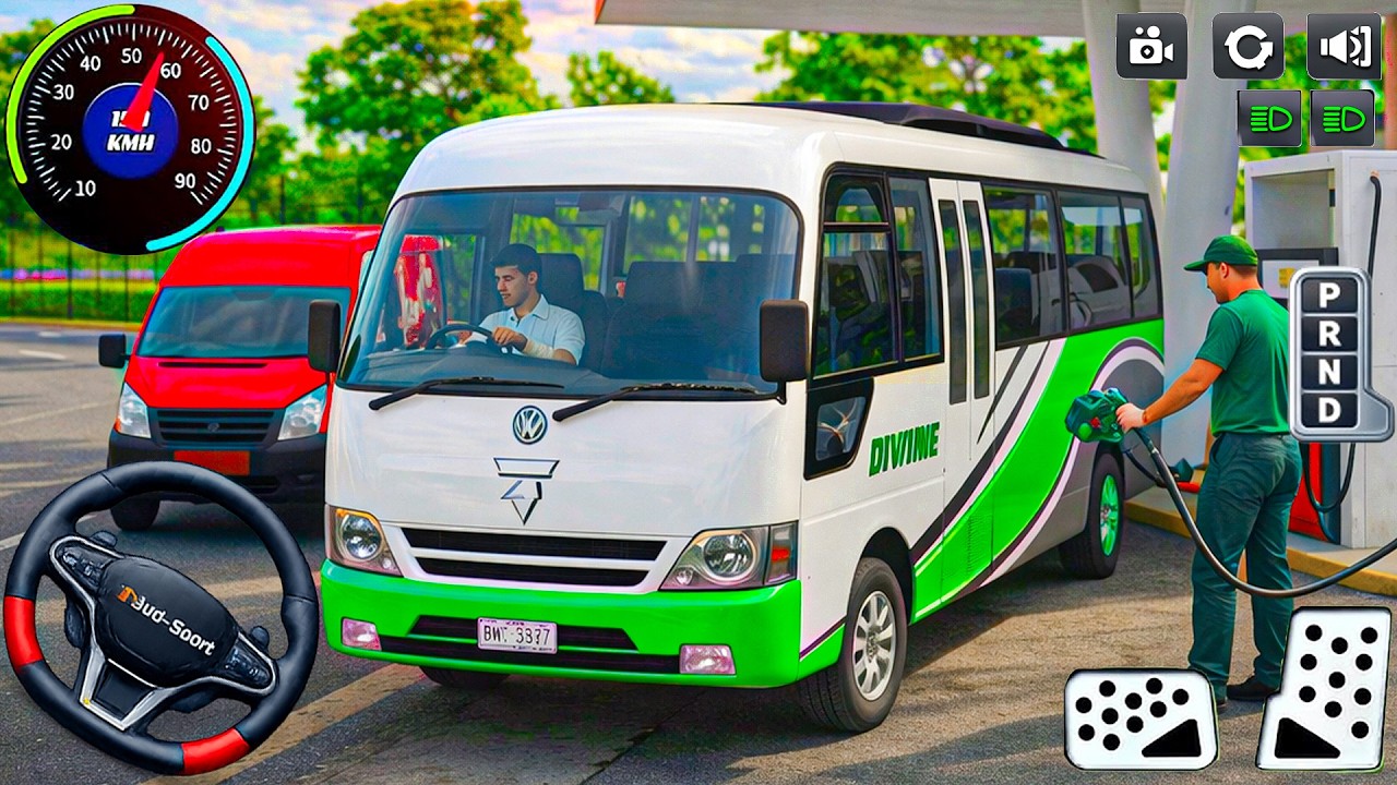 Van Simulator ZT Game: Passenger Transport Across Vietnam Cities - Van Driving Android Gameplay