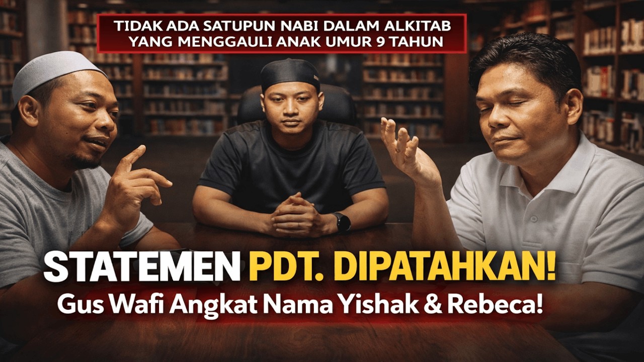 PDT. ''TAK ADA SATUPUN NABI DLM ALKITAB GAULI ANAK 9 TAHUN!'' Gus Wafi Bongkar Kisah Yishak & Rebeca