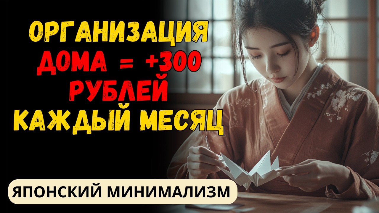КАК ОРГАНИЗАЦИЯ ВАШЕГО ДОМА МОЖЕТ СЭКОНОМИТЬ 300 РУБЛЕЙ В МЕСЯЦ | МИНИМАЛИЗМ