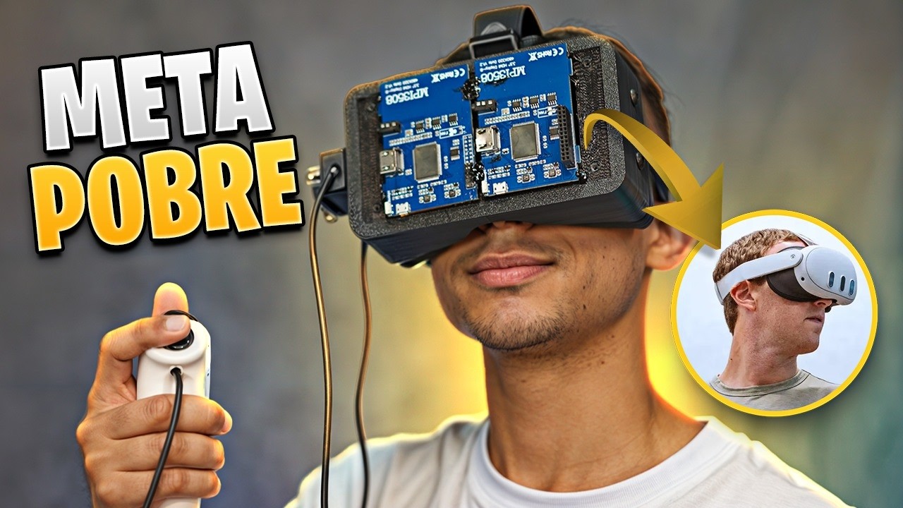 Fiz um ÓCULOS VR caseiro, o META POBRE