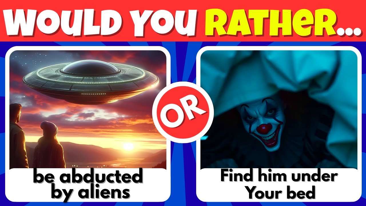 Would You Rather... SCARY and DISGUSTING edition!  🩸🔥
