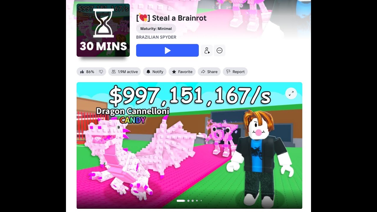 Taco Tuesday admin abuse in steal a brainrot!