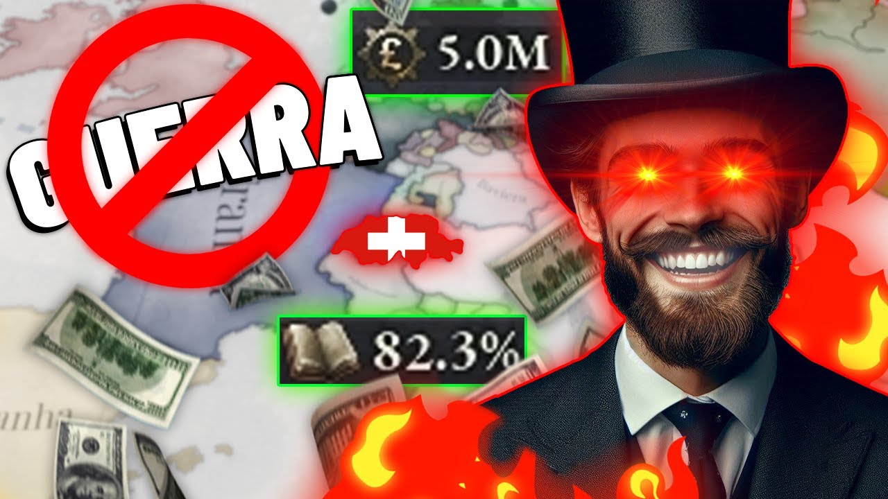 DESAFIO de não FAZER GUERRAS no Victoria 3 de SUÍÇA