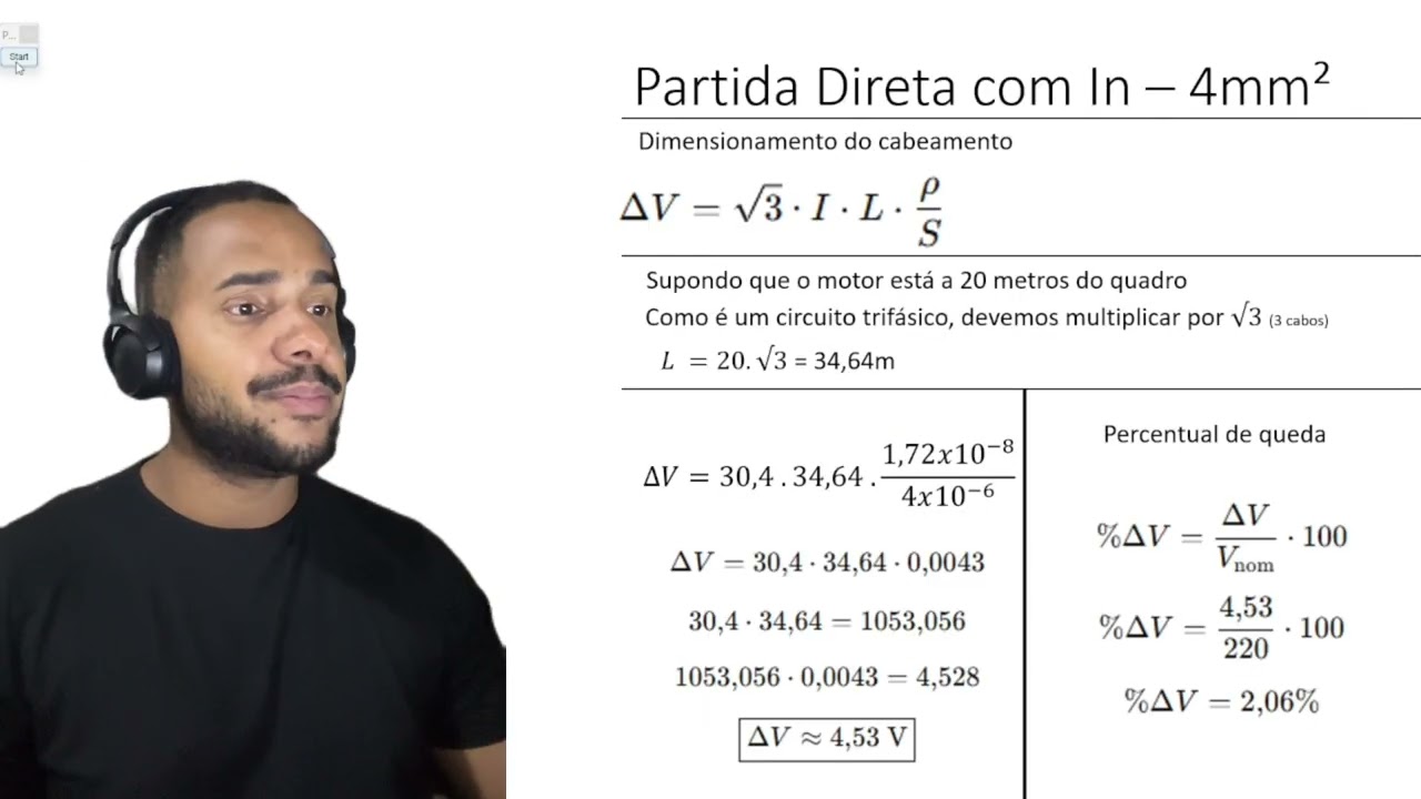Dimensionamento de Condutores para Motores Trifásicos